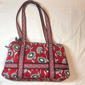 Vera Bradley Deco Daisy Squared Away Bag